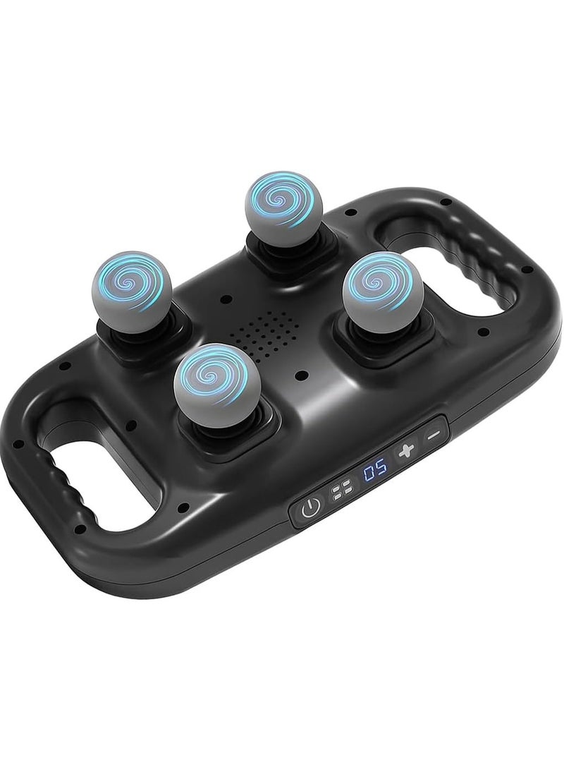 4-Head Massage Gun – Deep Tissue Muscle Massager with 20 Intensities & 6 Modes – Pain Relief for Back, Neck, Shoulders & Legs - Image 3
