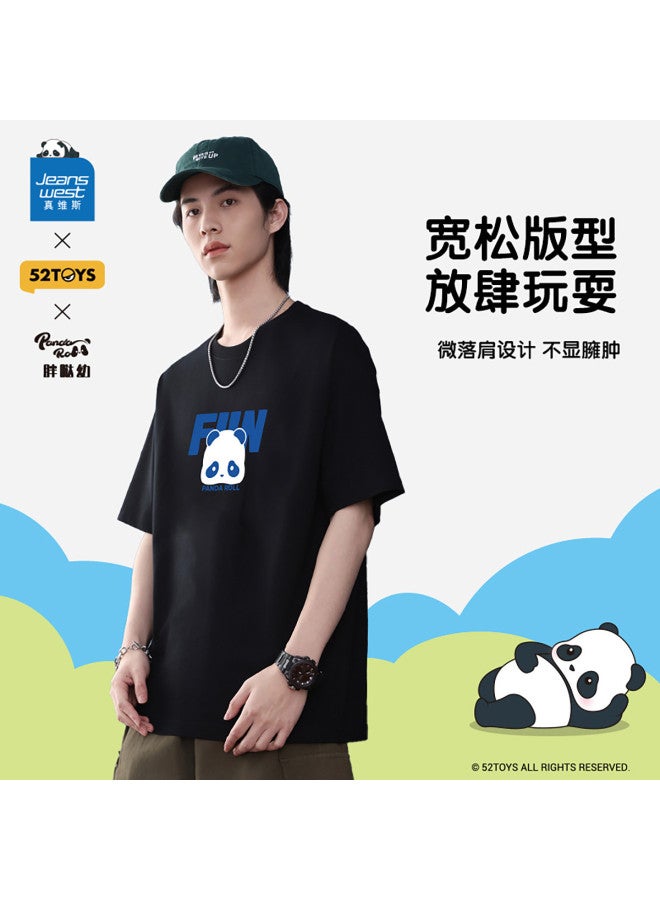 Jeanswest short Sleeve T-shirt Summer Casual Versatile Loose Fit Round Neck Top - Image 2