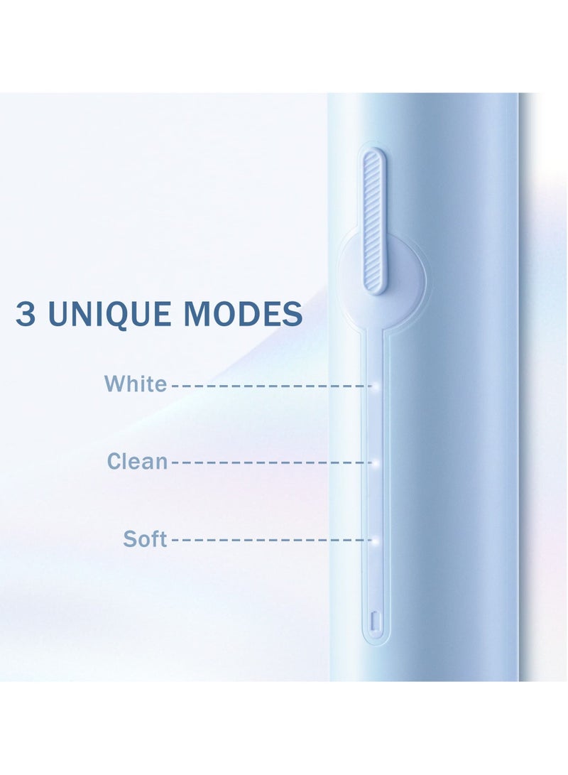 usmile Electric Toothbrush USB Rechargeable Sonic Electric Toothbrush for Adults, Whitening Toothbrush with Smart Timer 4-Hour Fast Charge for 6 Months P1 Blue - Image 5