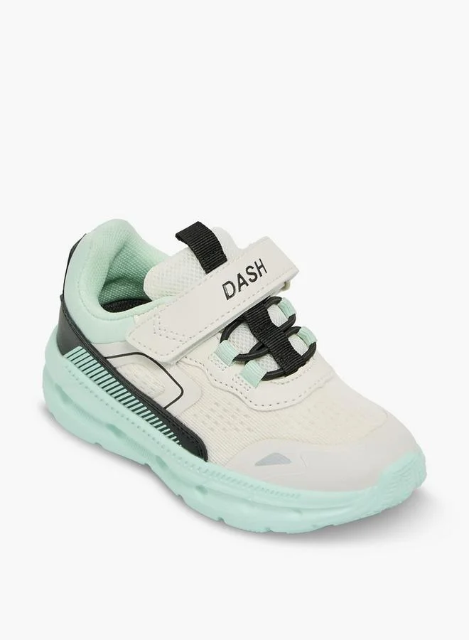 داش Girls Colourblock Hook & Loop School Sports Shoes