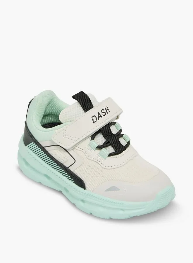 داش Girls Colourblock Hook & Loop School Sports Shoes