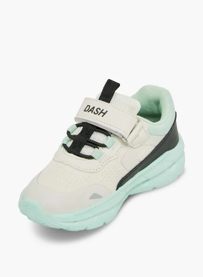 Dash WHITE Girls Colourblock Hook & Loop School Sports Shoes for Women | Best Price UAE