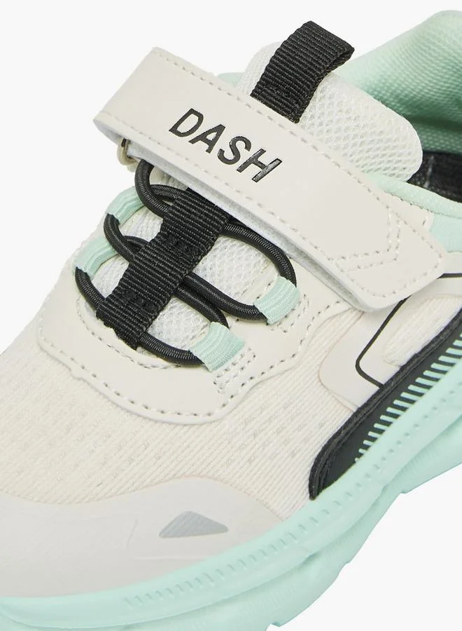 Dash WHITE Girls Colourblock Hook & Loop School Sports Shoes for Women | Best Price UAE
