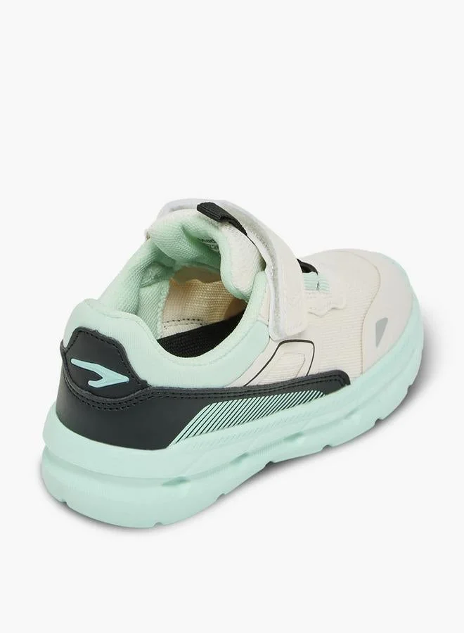 Dash WHITE Girls Colourblock Hook & Loop School Sports Shoes for Women | Best Price UAE