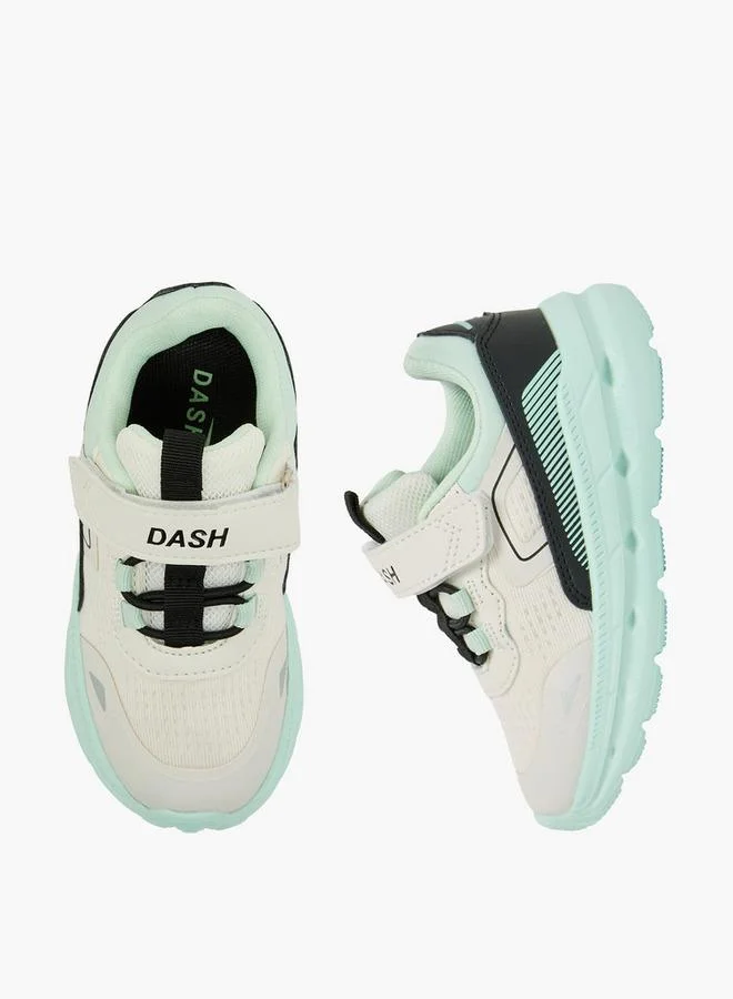 Dash WHITE Girls Colourblock Hook & Loop School Sports Shoes for Women | Best Price UAE
