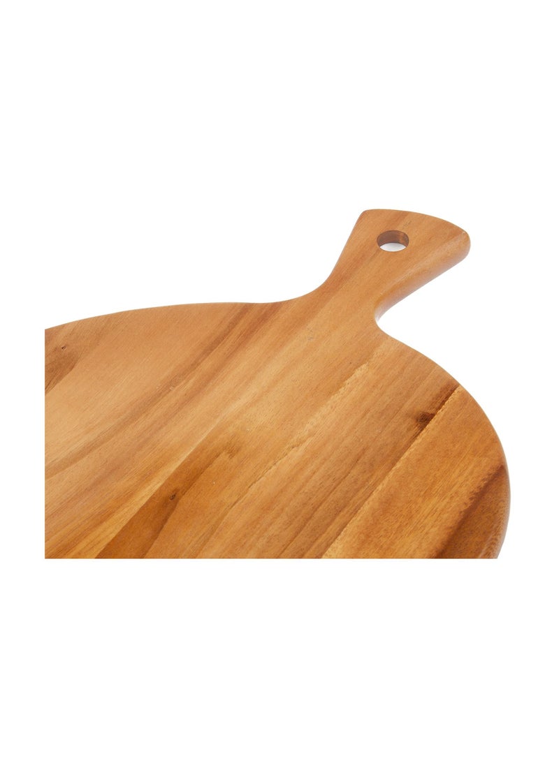 BILLI - Acacia Wooden Round Paddle Pizza Board - Image 1