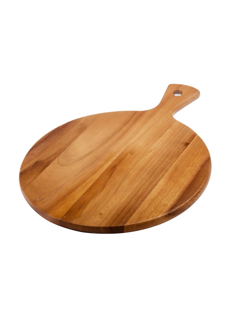 BILLI - Acacia Wooden Round Paddle Pizza Board - Image 1