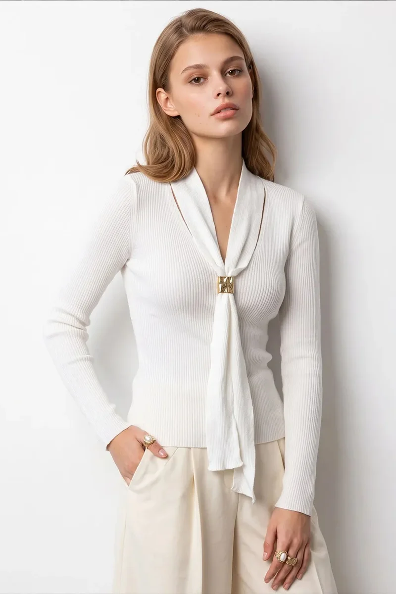 Mixray MIXRAY Women’s Viscose Blend Sweater