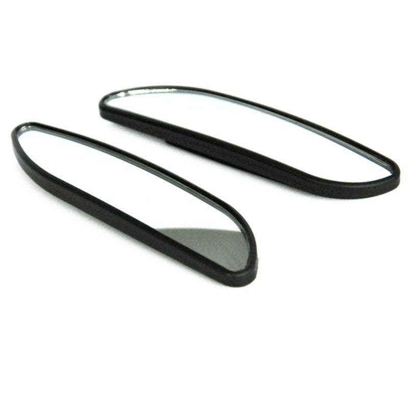 3R Car Rear View Auxiliary Mirror Reversing Blind Spot Mirror Large Field Of View Curved Wide-Angle Reflector Long Small Round Mirror Universal - Image 1