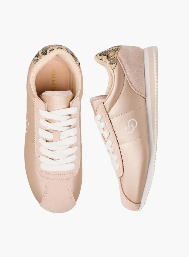 Celeste Women's Panelled Lace-Up Sneakers