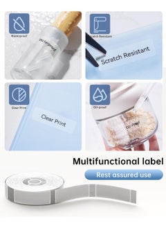 NIIMBOT D11/D110/D101 Waterproof Transparent Thermal Label Paper for Barcode Printing 14*50mm  - Image 3