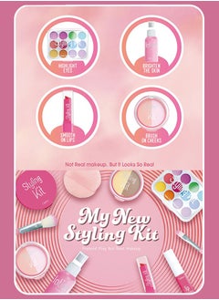 Lemon Makeup Kit for Girls, Pretend Makeup Toys for Toddles, Play Cosmetic Set  for Kids, Toddlers, and Dress-Up Fun  - Image 4