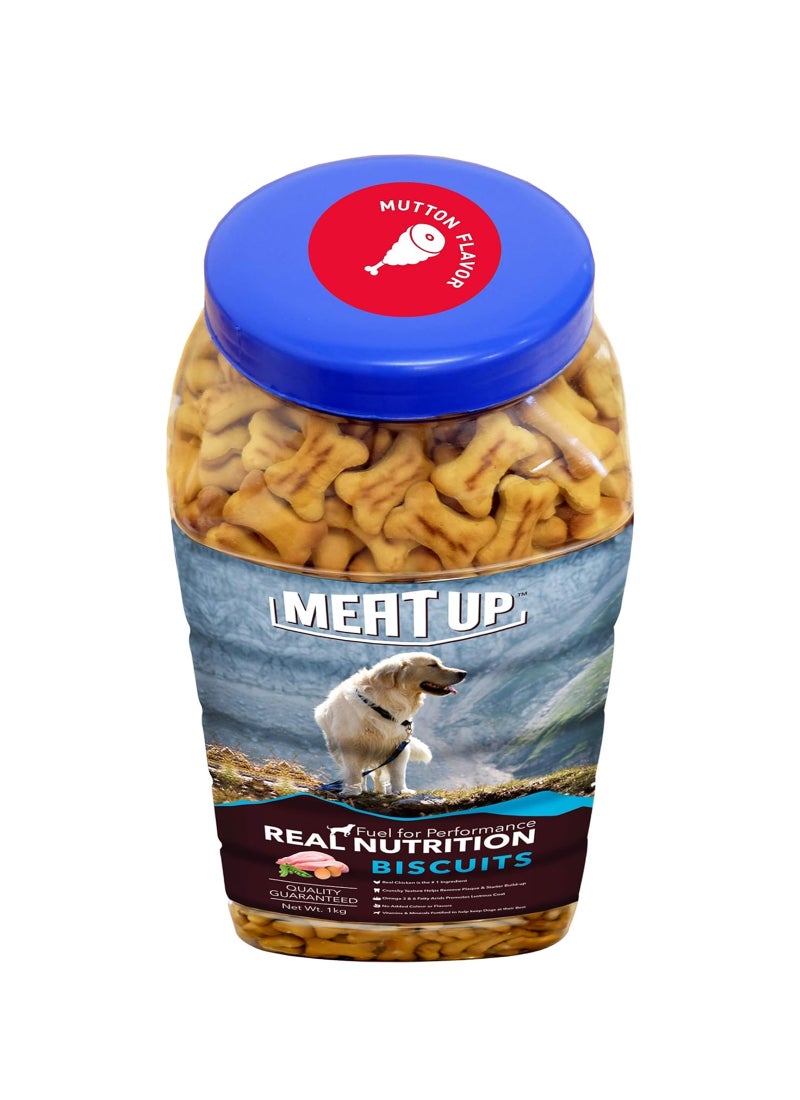 Meatup Dog Biscuits Mutton (Buy 1 Get 1) 2 x 500g  - Image 2