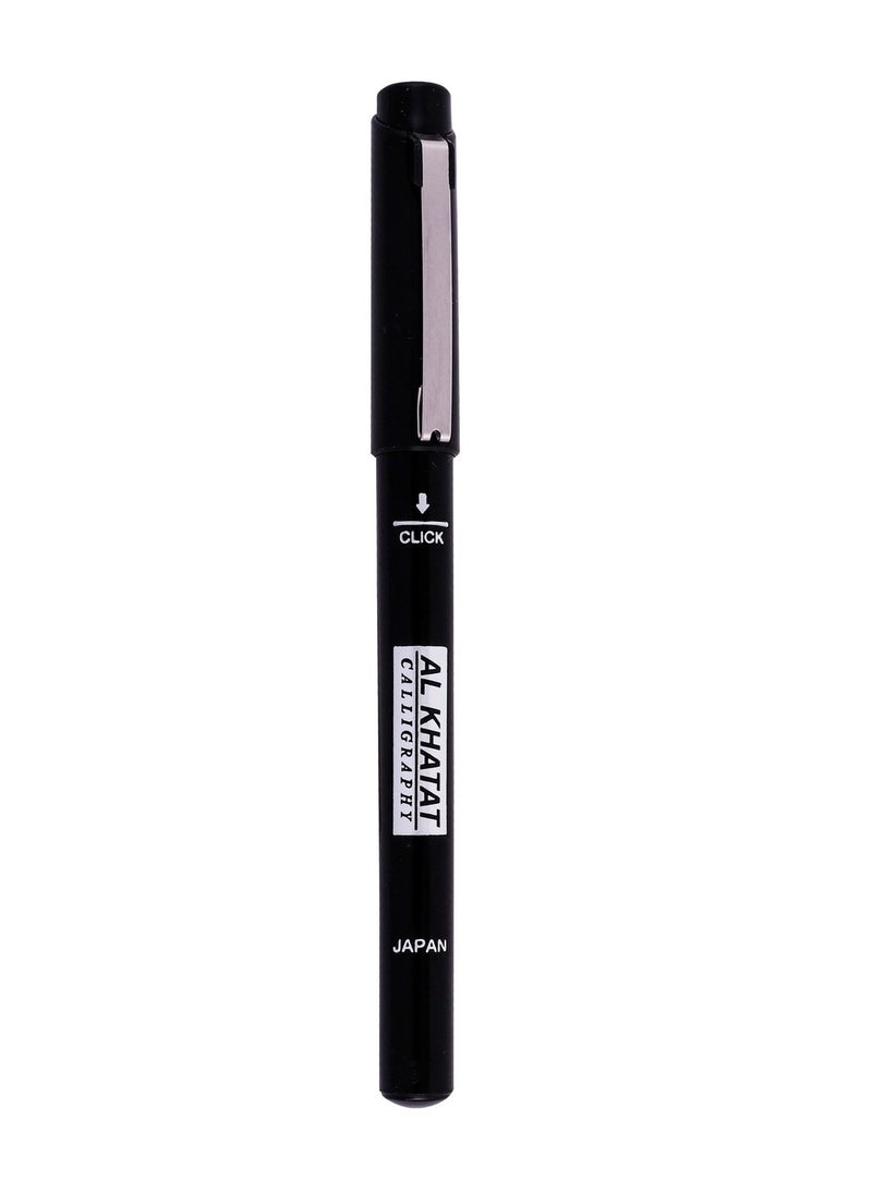 Al Khatat 1-Piece Calligraphy Pen 2mm Tip Black Ink  - Image 1