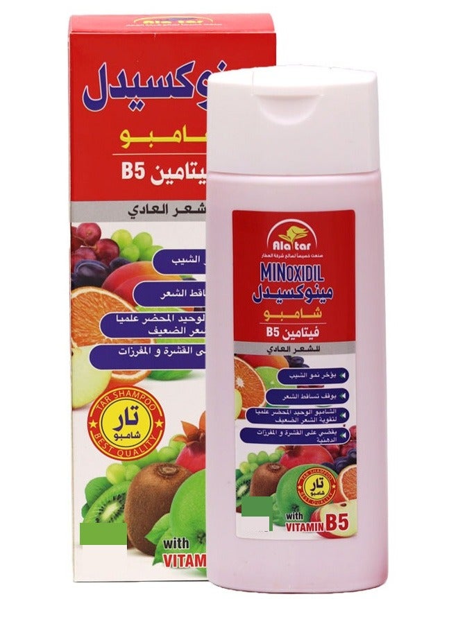 alattar Minoxidil Vitamin B5 Shampoo for Normal Hair 200 ml