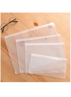Y&D 13-Piece Transparent Frosted Plastic PVC Waterproof File Pocket  - Image 2