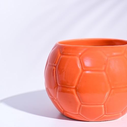 UGAOO Football Ceramic Pot (Orange) - Image 2