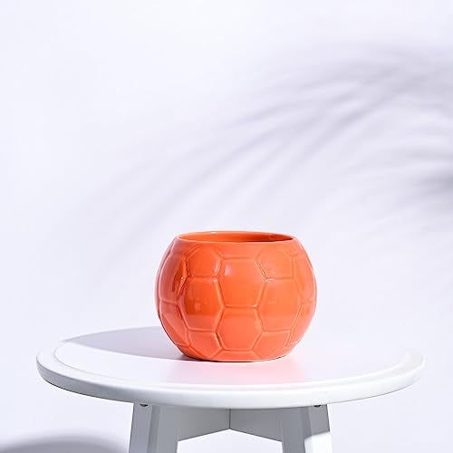 UGAOO Football Ceramic Pot (Orange) - Image 3