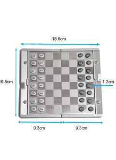 Vitacelli Mini Magnetic Portable Wallet Pocket Chess Board Games  - Image 2