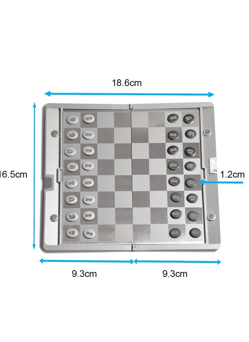 Vitacelli Mini Magnetic Portable Wallet Pocket Chess Board Games  - Image 2