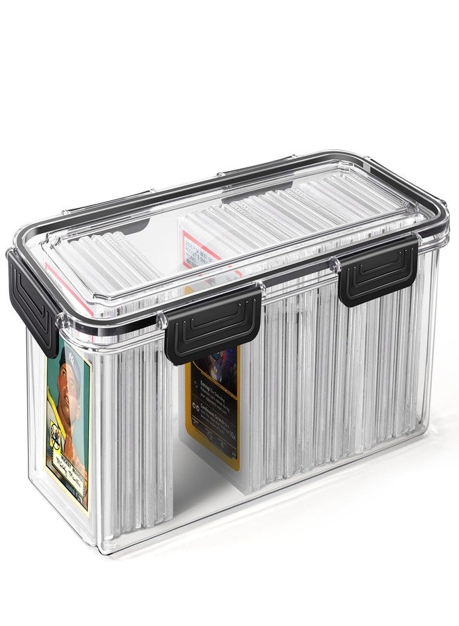 tutata Graded Sports Card Storage Box, Trading Card Storage Box, Graded Card Slab Storage Case Fits PSA BGS & SGC - Image 1