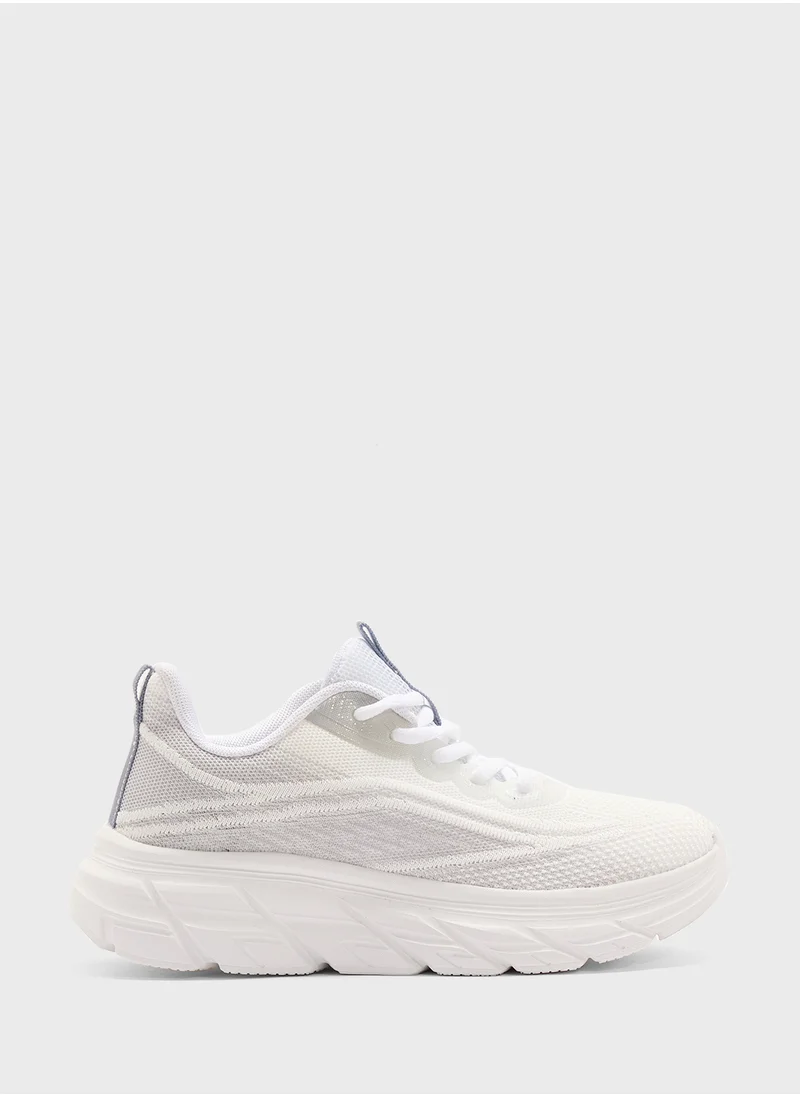 Ginger Lace Up Knit Sneaker