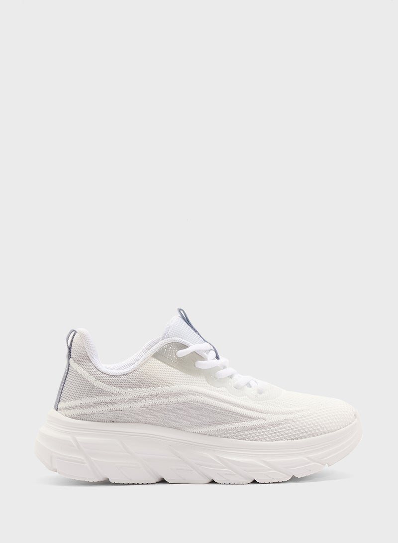 Ginger Lace Up Knit Sneaker  - Image 1