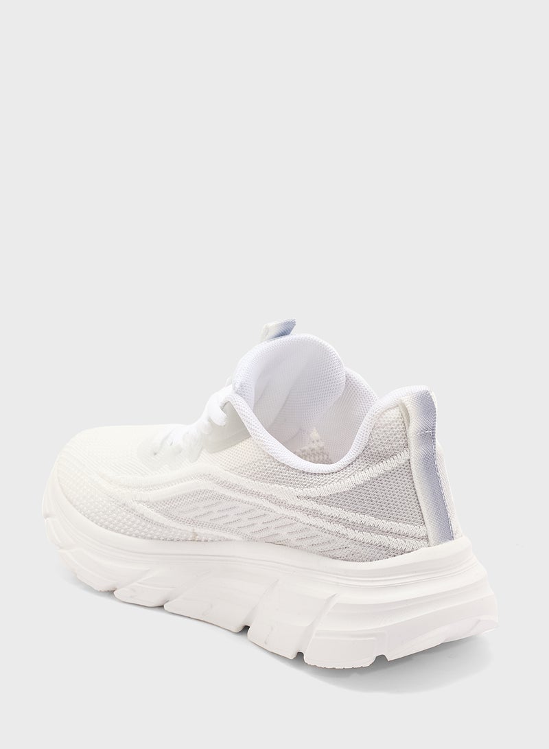 Ginger Lace Up Knit Sneaker  - Image 2