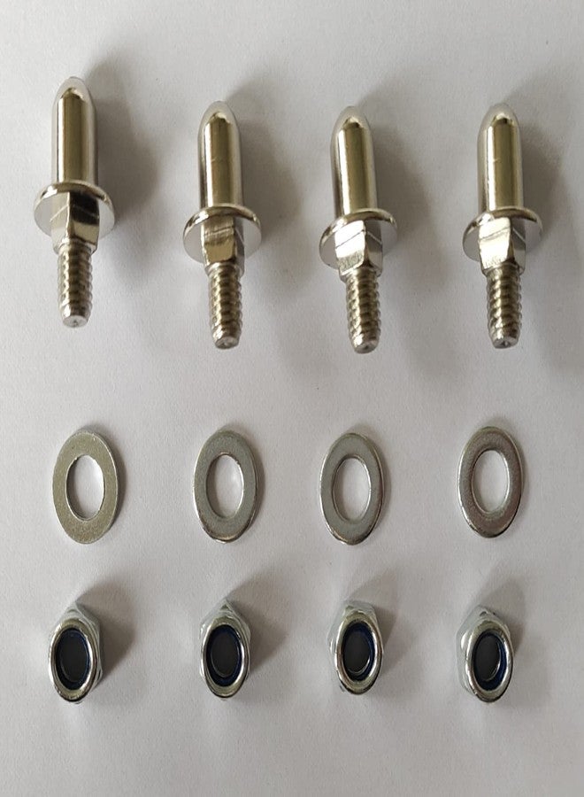 ComsenMed Universal Wheelchair footrest Hanger pins,Replacement Hanger Pin,Leg Rest Pin,Wheelchair and Transport Wheelchair Parts Replacements (4 ea) - Image 2