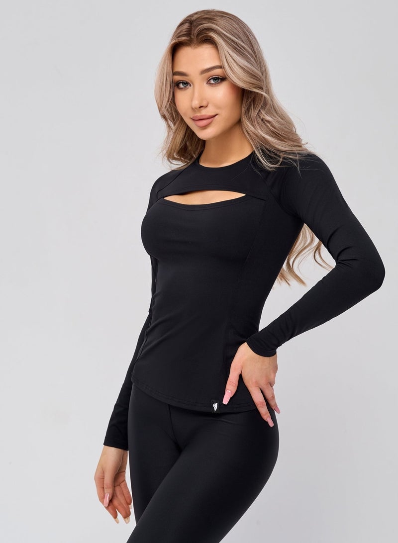 Bona Fide Bona Fide Compression Shirts for Women – Long/Short Sleeve Women’s Workout Crop Top - Designed for Gym, Workout and Running  - Image 5