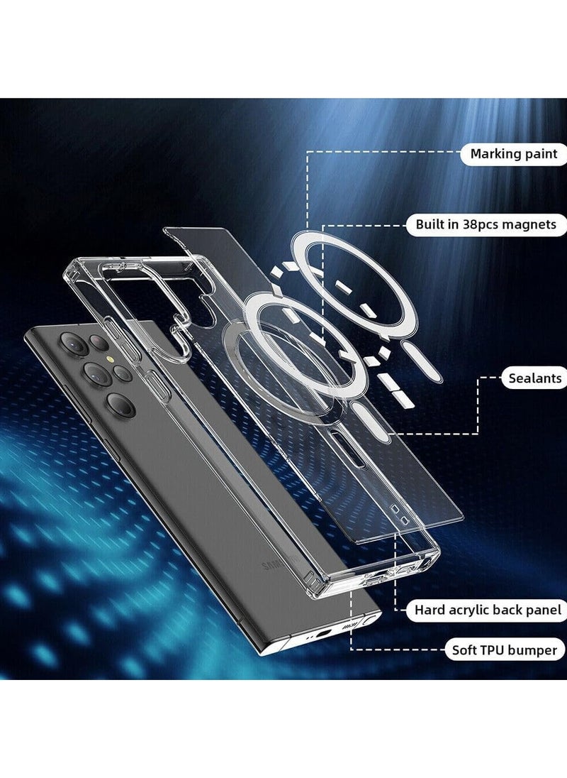TWEGGON Samsung S25 Ultra Case, Protection Clear Magsafe Case for Samsung Galaxy S25 Ultra  - Image 2