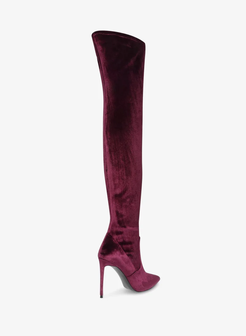 STEVE MADDEN  Steve madden vava burgundy women's boots for Women | Best Price UAE