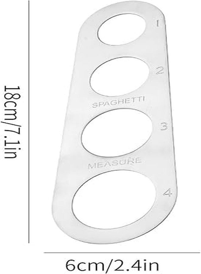 Tustao Silvery Spaghetti Measurer, Stainless Steel Spaghetti Measurer Measuring Tool Pasta Portion Control Gadgets Portion Cooking Tool for Pasta and Noodles Creative, Cook's Tool and Gadget Sets - Image 3