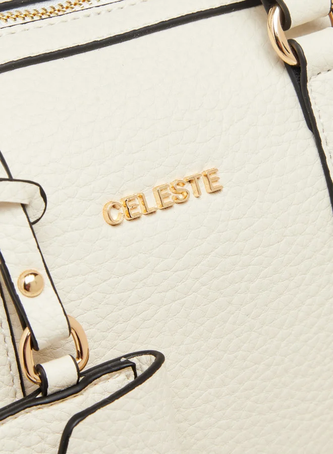 Celeste Textured Tote Bag with Coin Purse