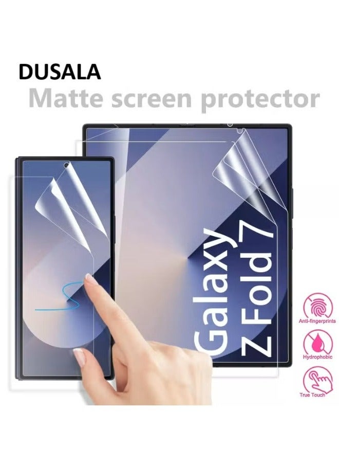 DUSALA 2 Pack Matte Screen Protector for Samsung Galaxy Z Fold 7 front and Inside Screen Protective Film Hydrogel Anti-scratch films - Image 1