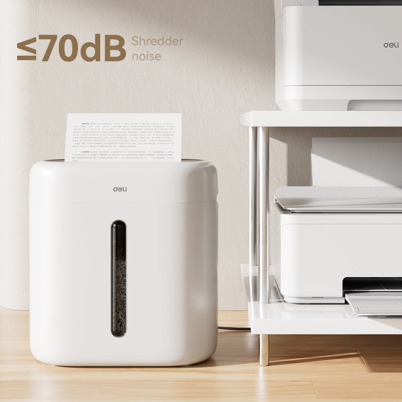 ديلي آلة تمزيق ورق مدمجة مستوى أمان P4 تقطيع متقاطع 6 أوراق سعة 15 لتر مع عكس تلقائي - Image 4