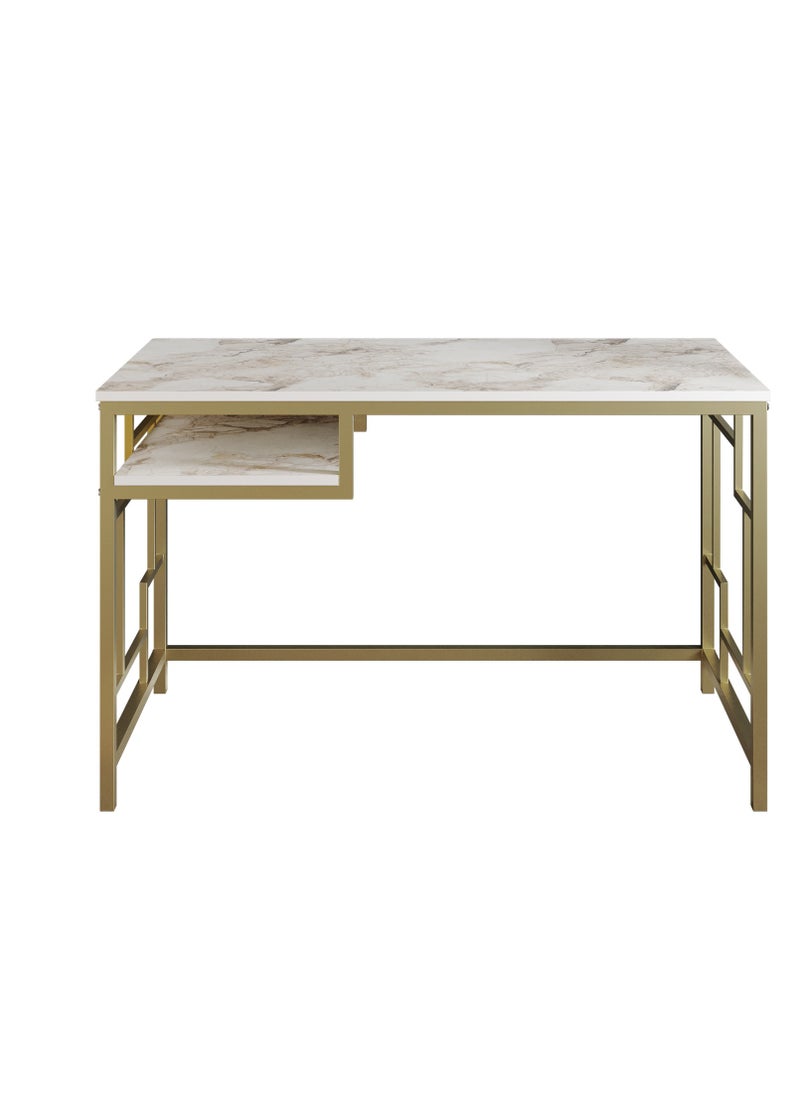 Decorotika Victory Computer Desk with a Metal Frame 120 cm | Work Table  - Image 2