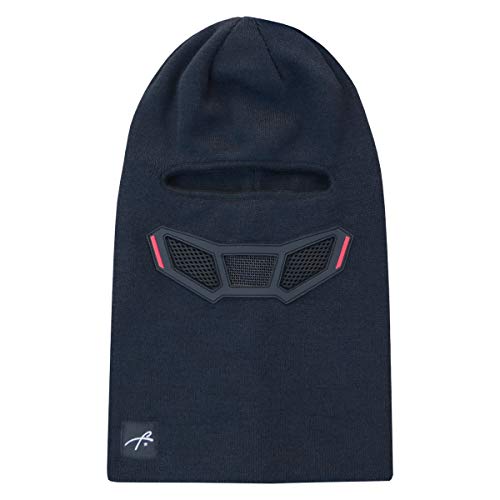 Grace Folly Knit Balaclava Full Face Winter Ski Mask with Vented Mouthpiece (Black) - Image 3