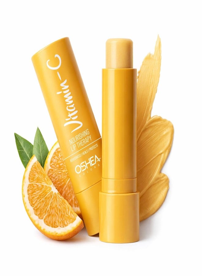 Oshea Colors Nourishing Vitamin C Lip Balm for Men & Women with SPF 50 | Instant Hydration, Relieves Dry & Chapped Lips | Enriched with Shea Butter & Castor Oil - Image 1