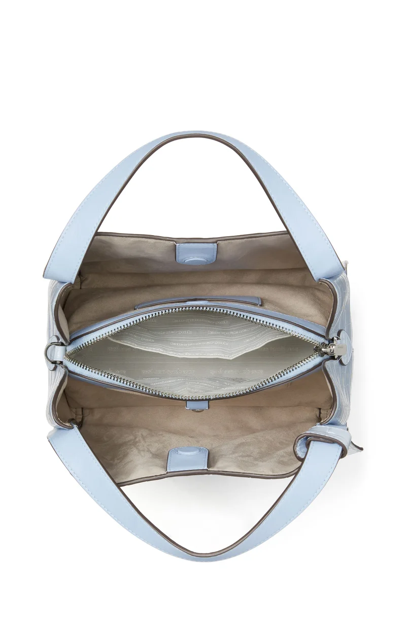 Kate Spade Knott Croc-Embossed Medium Crossbody Tote