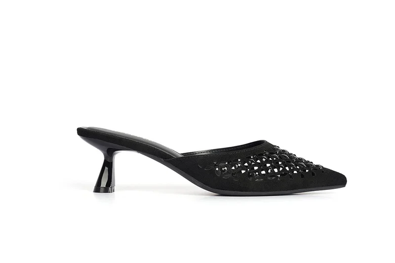 كابلي صنادل نسائية بكعب للمناسبات