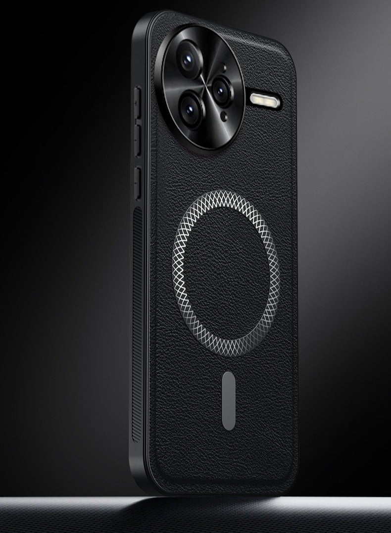 general Phone Case Compatible with Redmi K80 Ultra ,Magnetic Slim Drop Protection Shockproof Lens Protective Leather Back Cover for Redmi K80 Ultra - Image 2