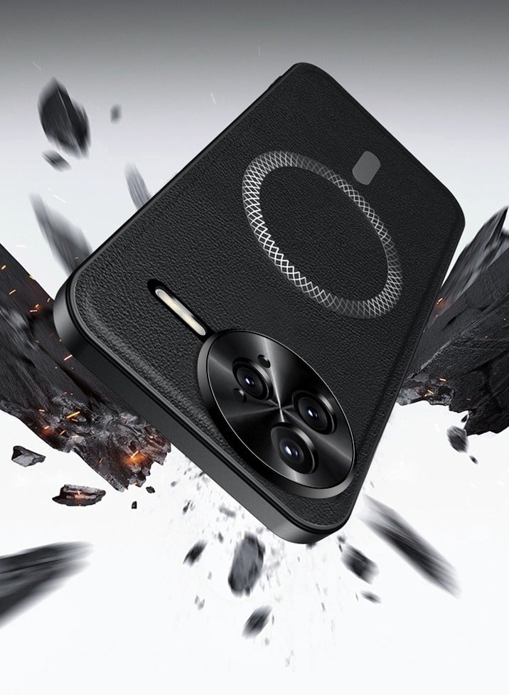 general Phone Case Compatible with Redmi K80 Ultra ,Magnetic Slim Drop Protection Shockproof Lens Protective Leather Back Cover for Redmi K80 Ultra - Image 5