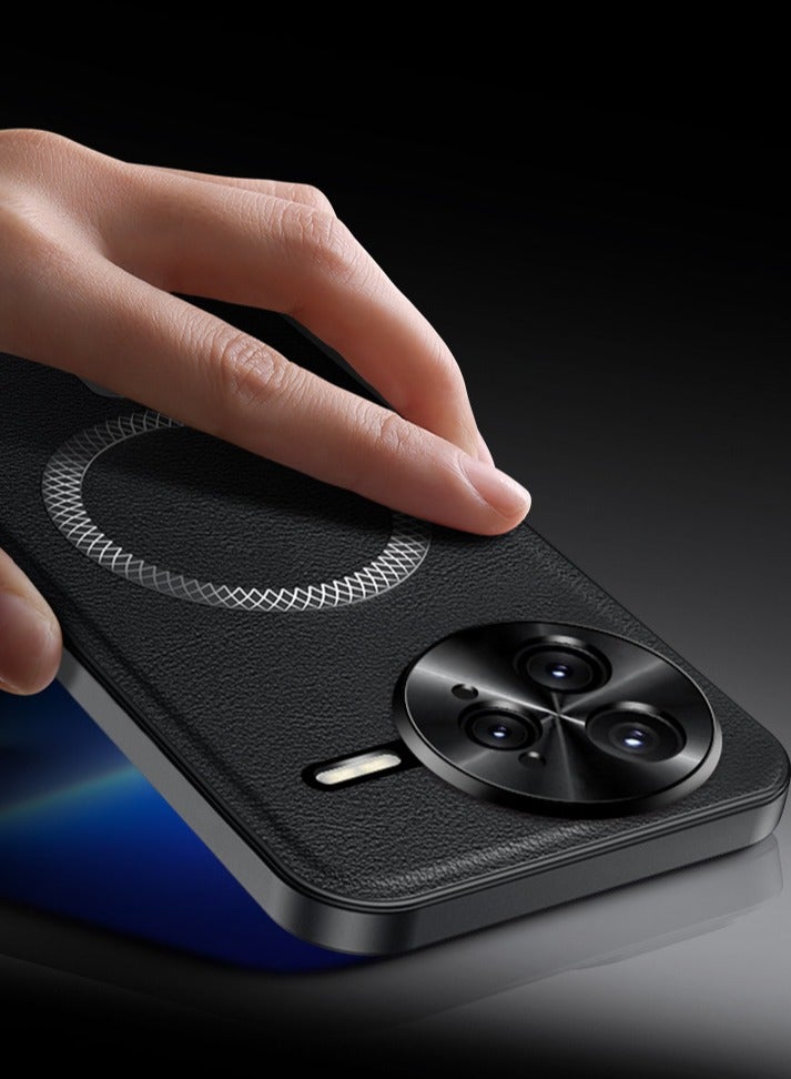 general Phone Case Compatible with Redmi K80 Ultra ,Magnetic Slim Drop Protection Shockproof Lens Protective Leather Back Cover for Redmi K80 Ultra - Image 3