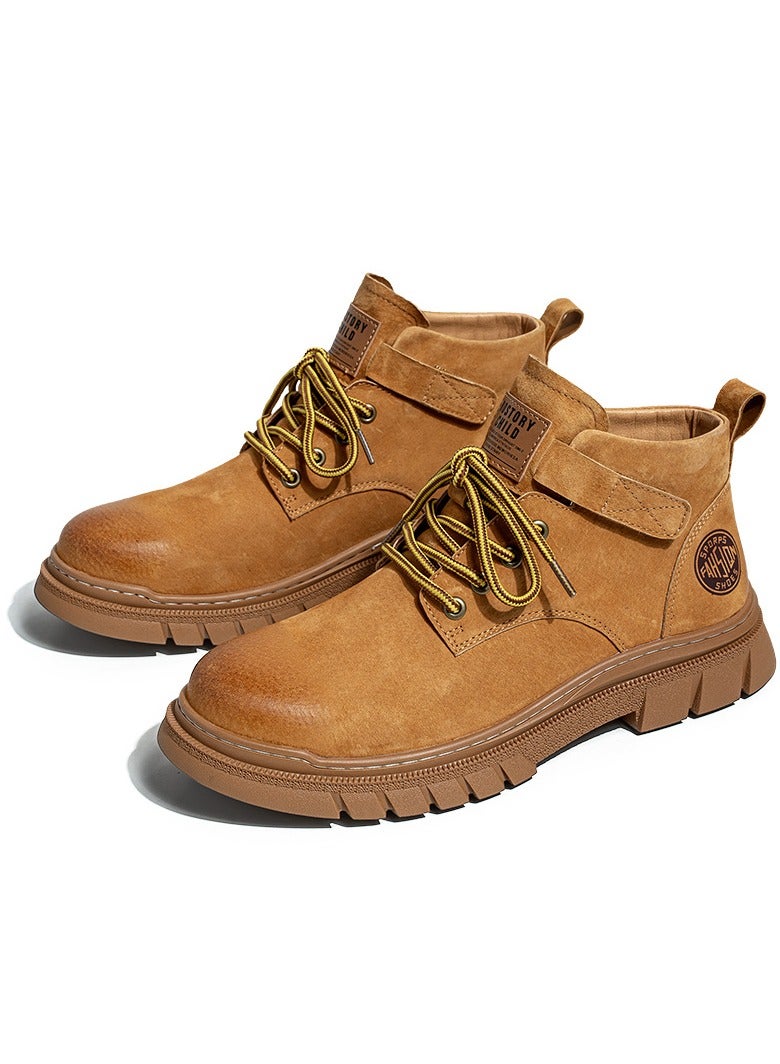 Warrior New Retro Thick Soled High Top Boots  - Image 1