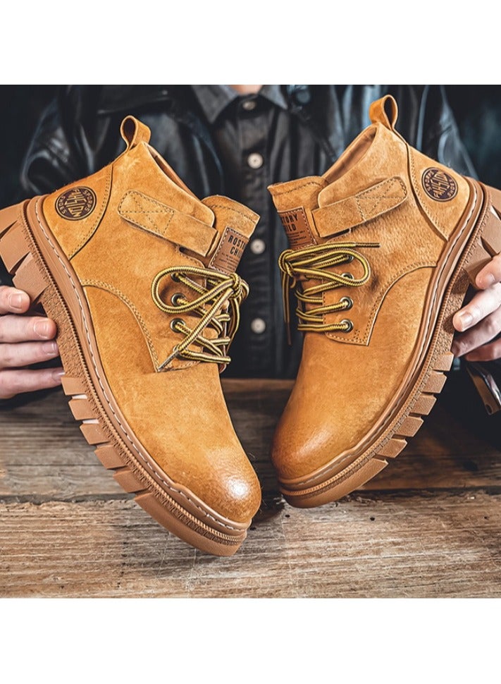 Warrior New Retro Thick Soled High Top Boots  - Image 2