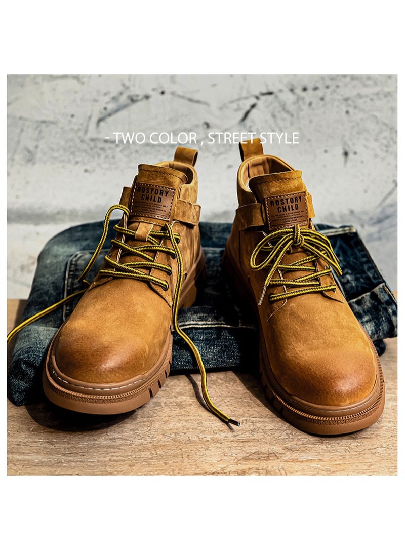 Warrior New Retro Thick Soled High Top Boots  - Image 3