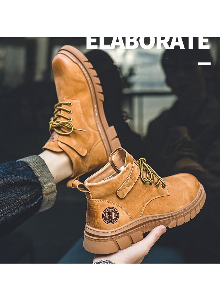Warrior New Retro Thick Soled High Top Boots  - Image 4