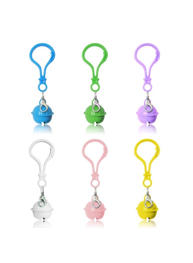 Bells for  Collar 6 pack, Pendant Accessories with1 Pack Stainless Steel Keychain - Image 1