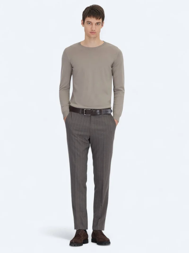 Kip Light Mink Knitwear Sweatshirt